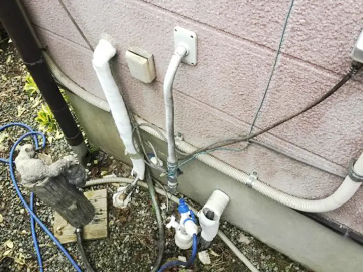 神戸のエコキュート交換・風呂配管工事1